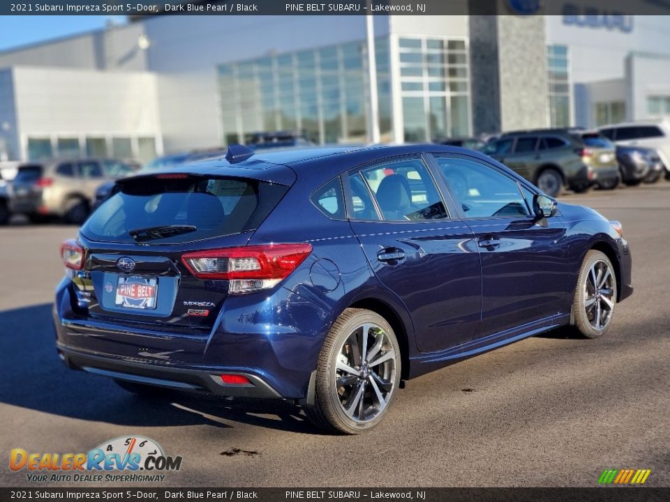 2021 Subaru Impreza Sport 5-Door Dark Blue Pearl / Black Photo #7