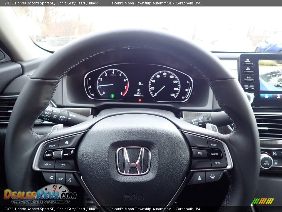 2021 Honda Accord Sport SE Sonic Gray Pearl / Black Photo #14