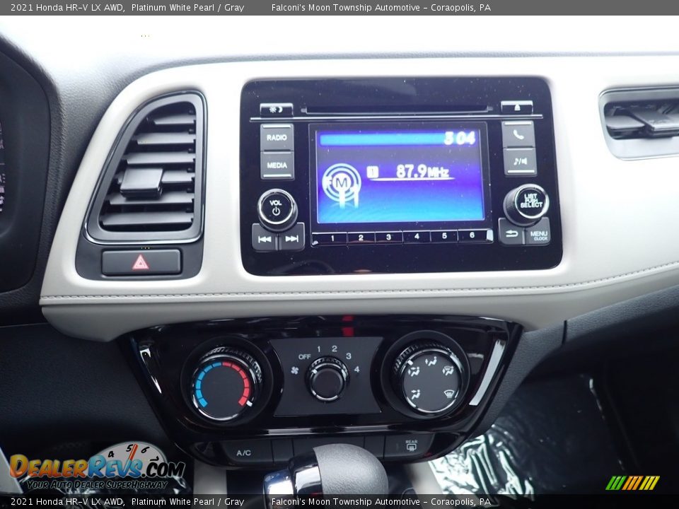 2021 Honda HR-V LX AWD Platinum White Pearl / Gray Photo #14