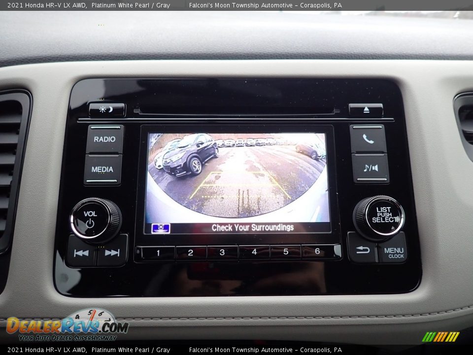 2021 Honda HR-V LX AWD Platinum White Pearl / Gray Photo #15
