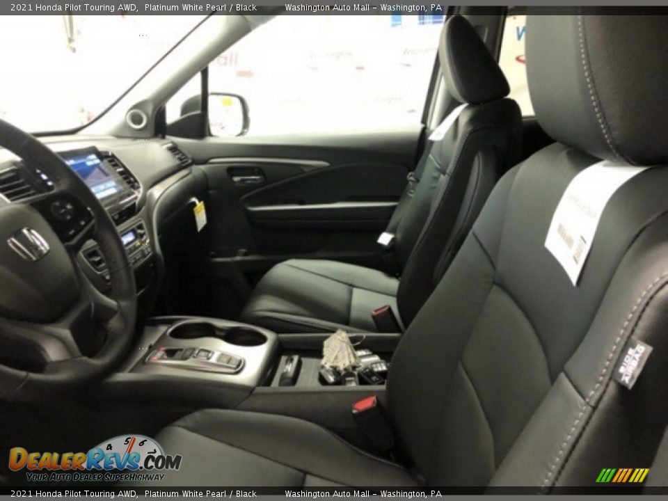 2021 Honda Pilot Touring AWD Platinum White Pearl / Black Photo #4