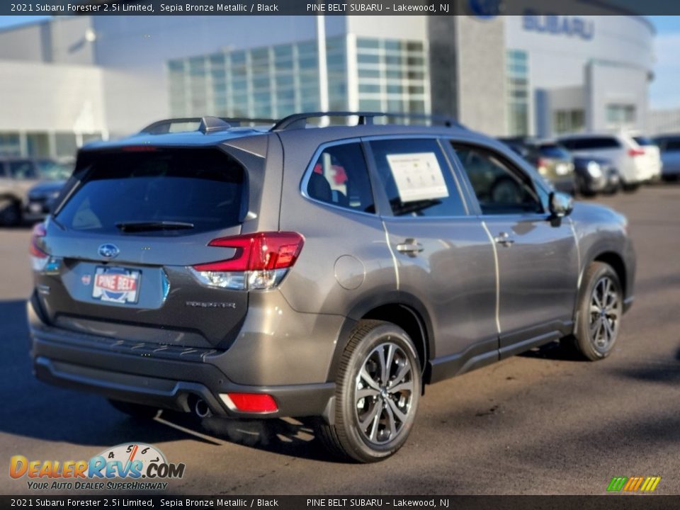 2021 Subaru Forester 2.5i Limited Sepia Bronze Metallic / Black Photo #7