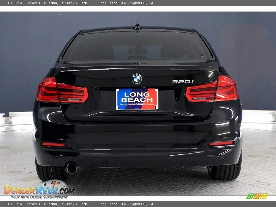 2018 BMW 3 Series 320i Sedan Jet Black / Black Photo #3