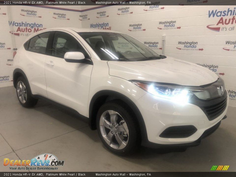 2021 Honda HR-V EX AWD Platinum White Pearl / Black Photo #2