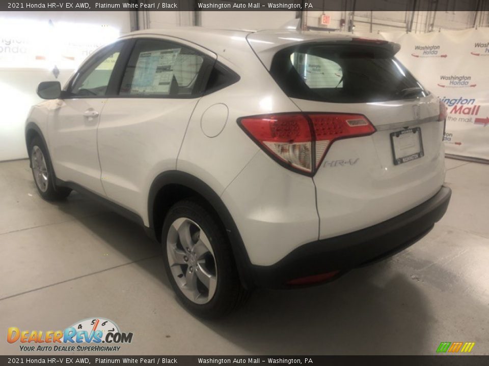 2021 Honda HR-V EX AWD Platinum White Pearl / Black Photo #4