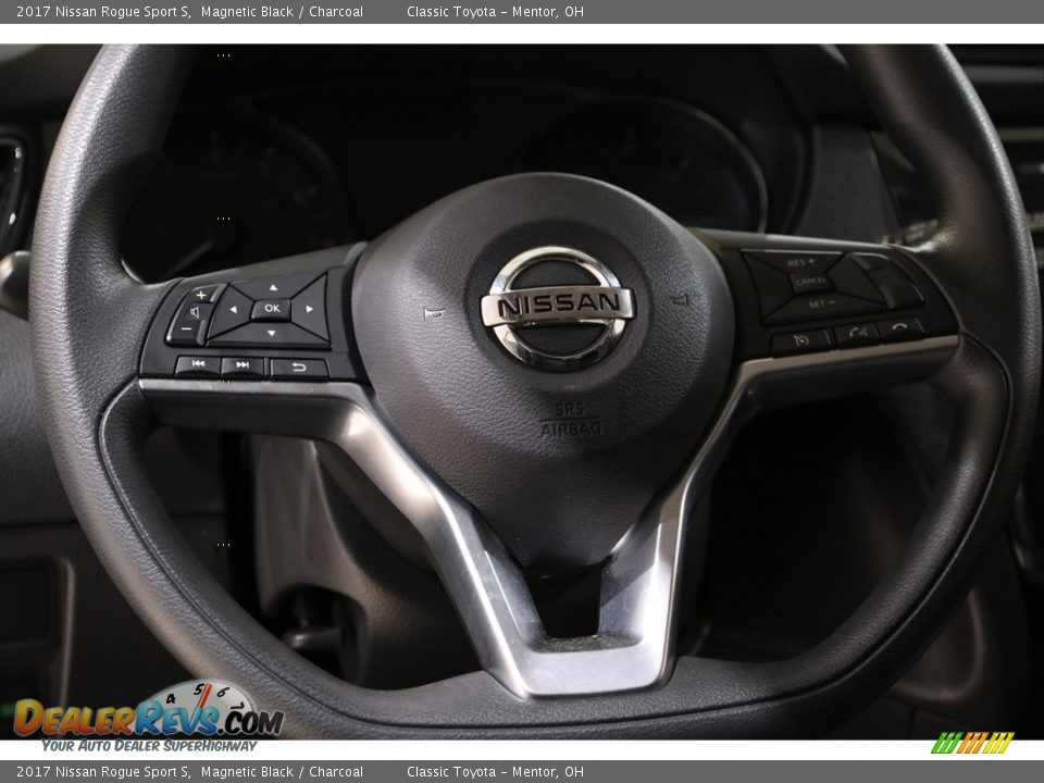 2017 Nissan Rogue Sport S Steering Wheel Photo #7