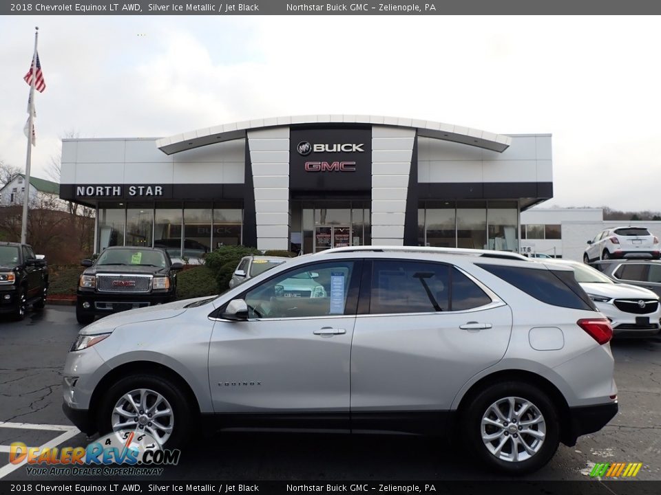 2018 Chevrolet Equinox LT AWD Silver Ice Metallic / Jet Black Photo #1