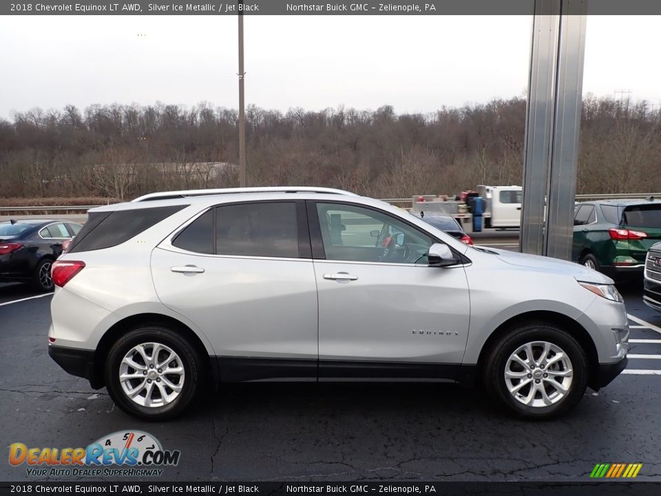 2018 Chevrolet Equinox LT AWD Silver Ice Metallic / Jet Black Photo #5