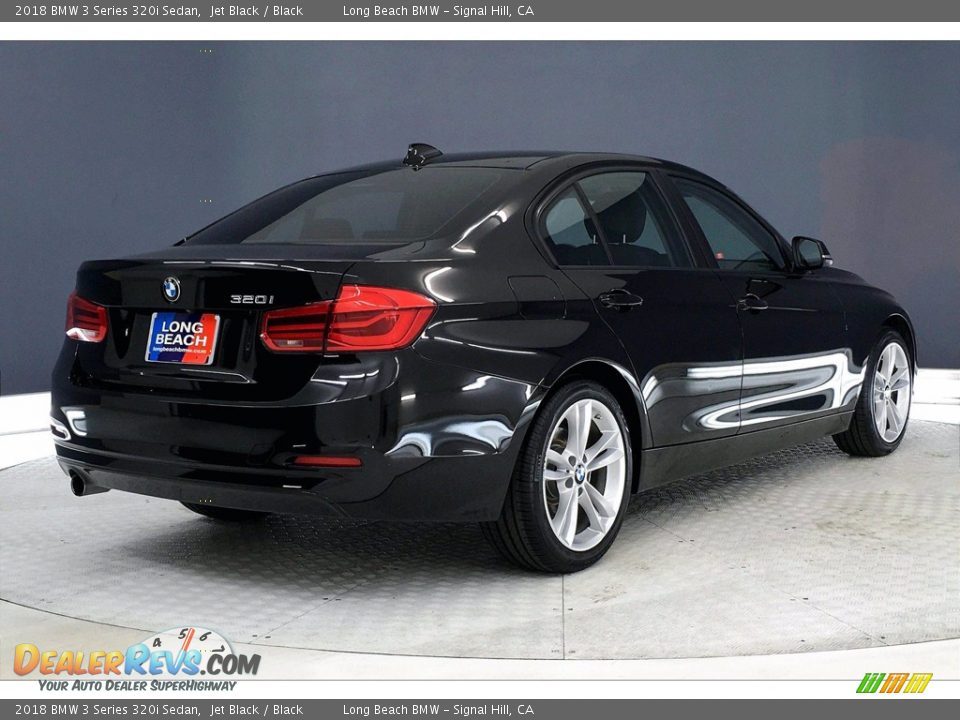 2018 BMW 3 Series 320i Sedan Jet Black / Black Photo #13