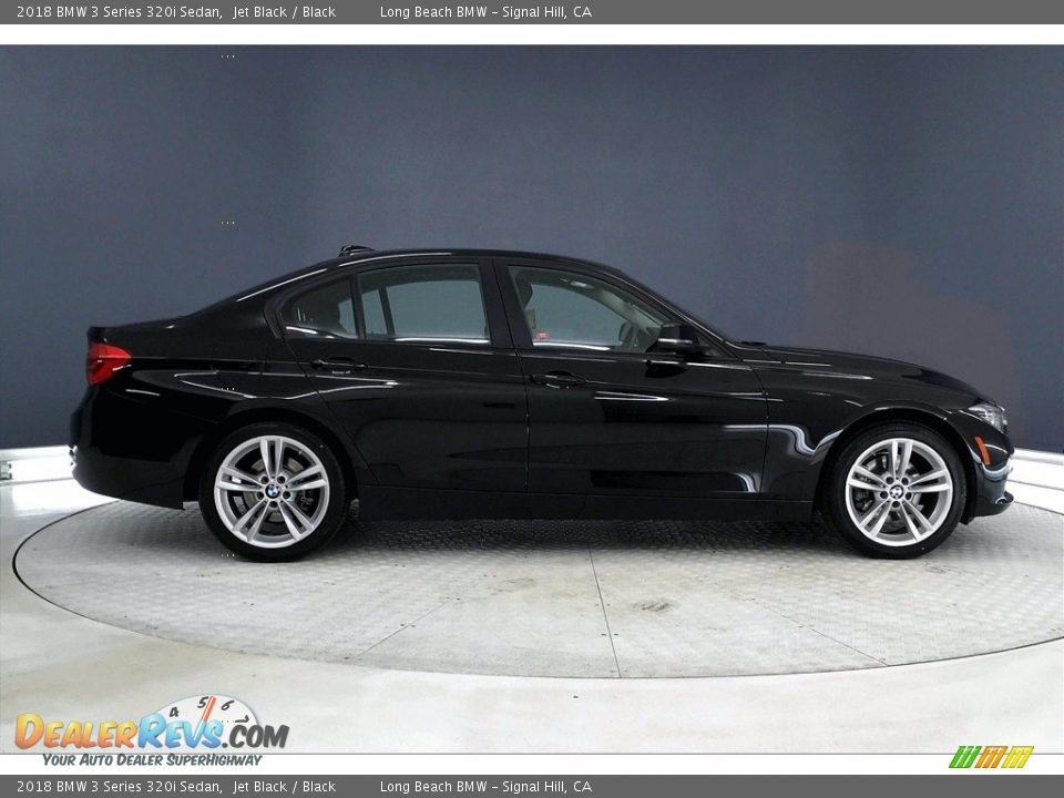 2018 BMW 3 Series 320i Sedan Jet Black / Black Photo #14