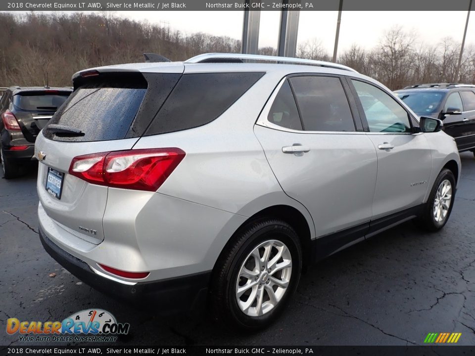 2018 Chevrolet Equinox LT AWD Silver Ice Metallic / Jet Black Photo #8