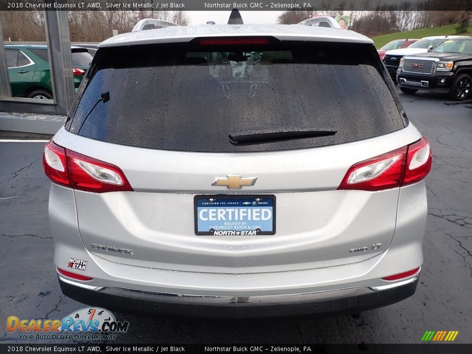 2018 Chevrolet Equinox LT AWD Silver Ice Metallic / Jet Black Photo #9