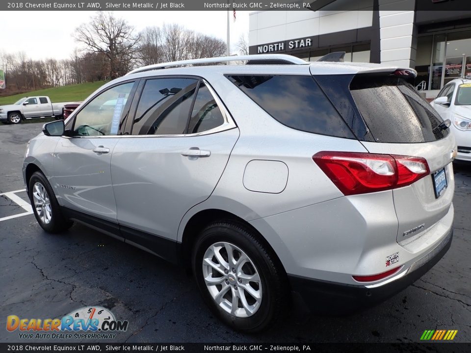 2018 Chevrolet Equinox LT AWD Silver Ice Metallic / Jet Black Photo #12