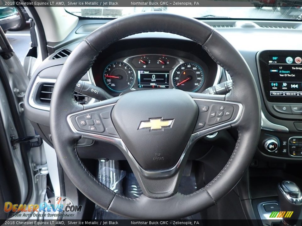 2018 Chevrolet Equinox LT AWD Silver Ice Metallic / Jet Black Photo #21