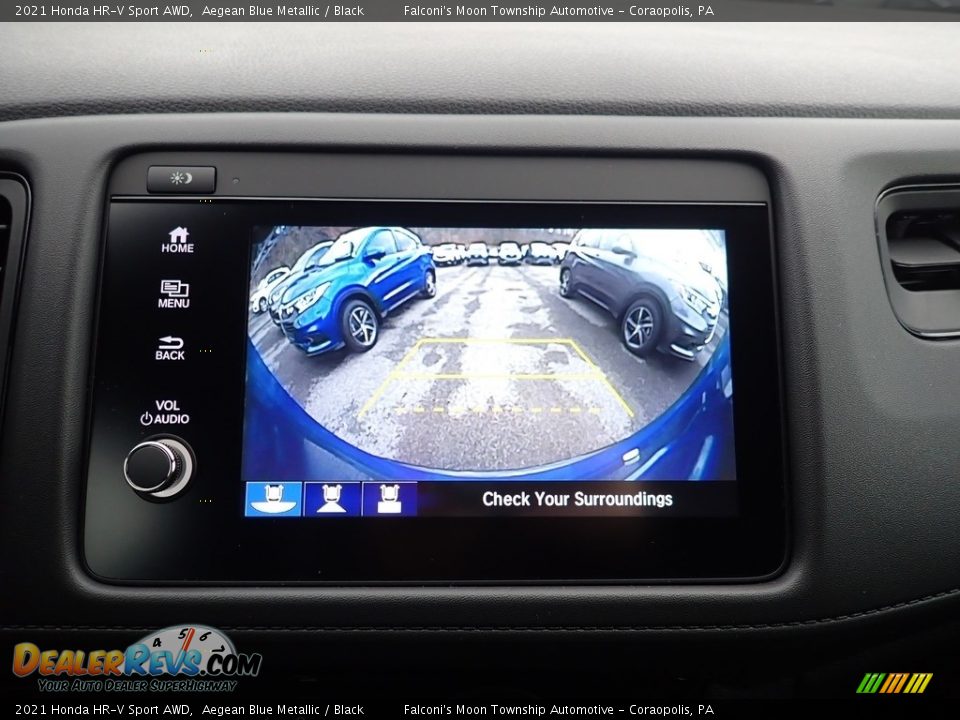 2021 Honda HR-V Sport AWD Aegean Blue Metallic / Black Photo #14