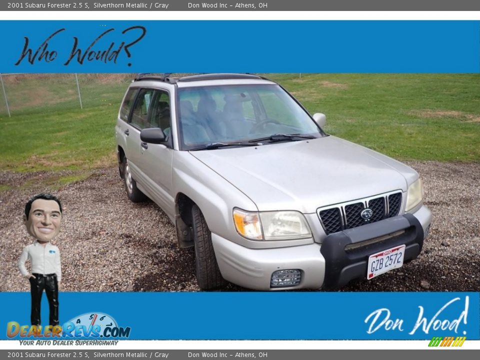 2001 Subaru Forester 2.5 S Silverthorn Metallic / Gray Photo #1