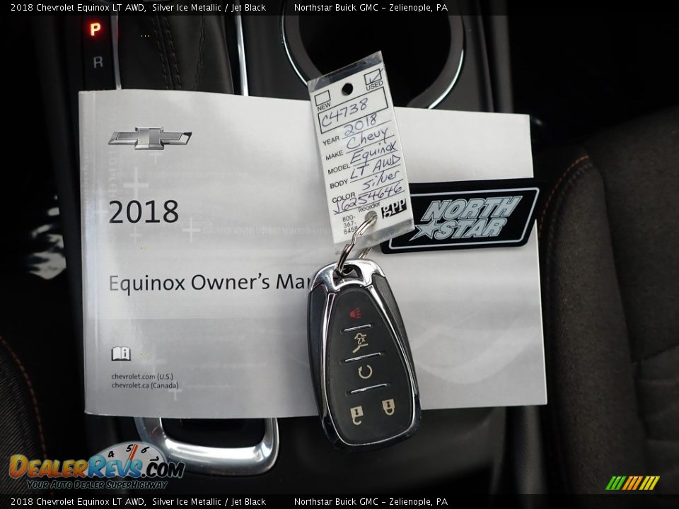 2018 Chevrolet Equinox LT AWD Silver Ice Metallic / Jet Black Photo #29