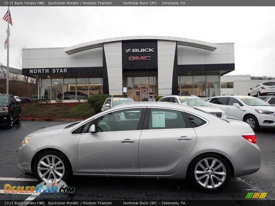 2013 Buick Verano FWD Quicksilver Metallic / Medium Titanium Photo #1