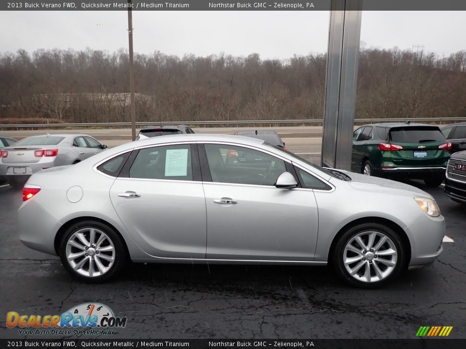 2013 Buick Verano FWD Quicksilver Metallic / Medium Titanium Photo #5