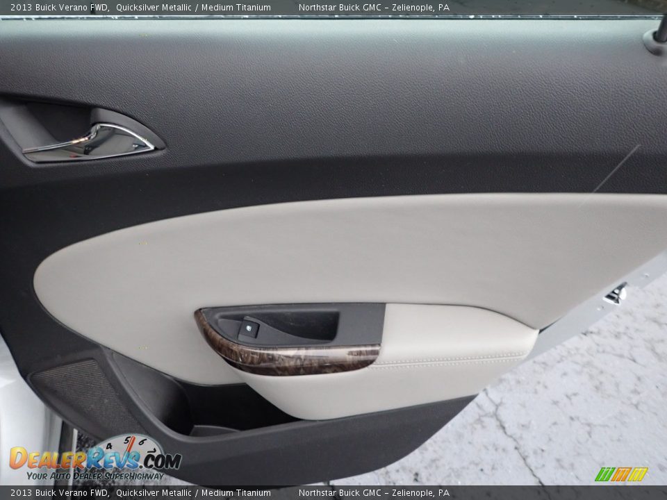 2013 Buick Verano FWD Quicksilver Metallic / Medium Titanium Photo #8
