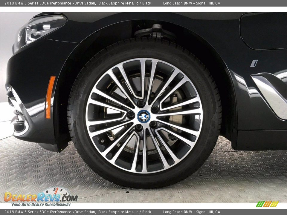 2018 BMW 5 Series 530e iPerfomance xDrive Sedan Black Sapphire Metallic / Black Photo #8