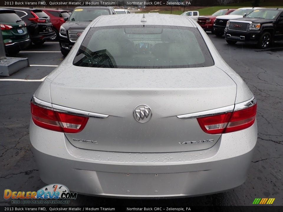 2013 Buick Verano FWD Quicksilver Metallic / Medium Titanium Photo #10