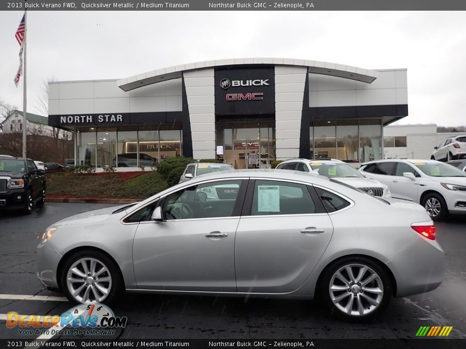 2013 Buick Verano FWD Quicksilver Metallic / Medium Titanium Photo #13