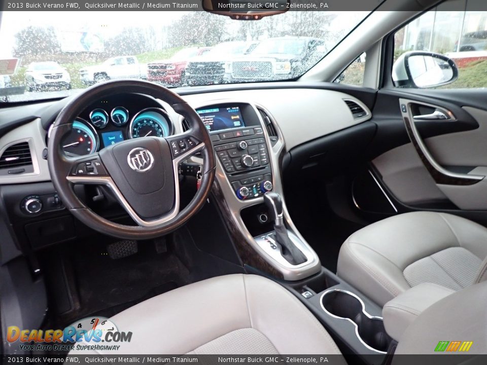 2013 Buick Verano FWD Quicksilver Metallic / Medium Titanium Photo #18