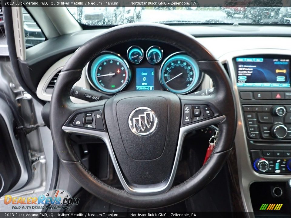 2013 Buick Verano FWD Quicksilver Metallic / Medium Titanium Photo #21