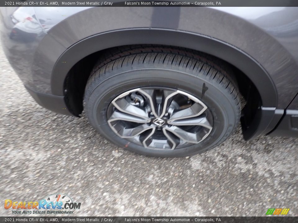 2021 Honda CR-V EX-L AWD Modern Steel Metallic / Gray Photo #2