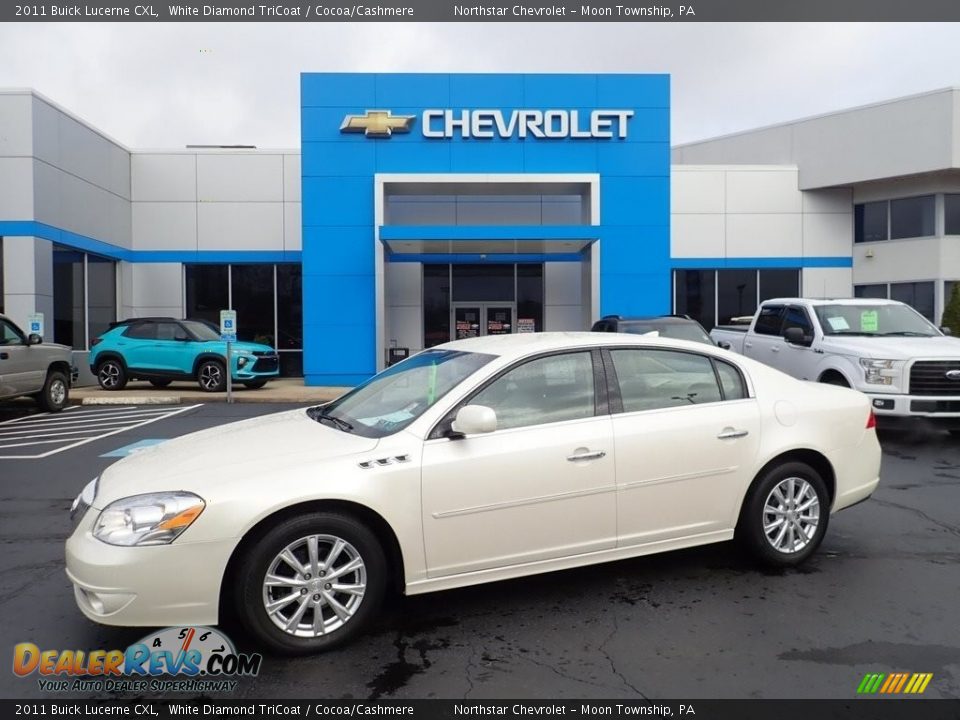 2011 Buick Lucerne CXL White Diamond TriCoat / Cocoa/Cashmere Photo #1