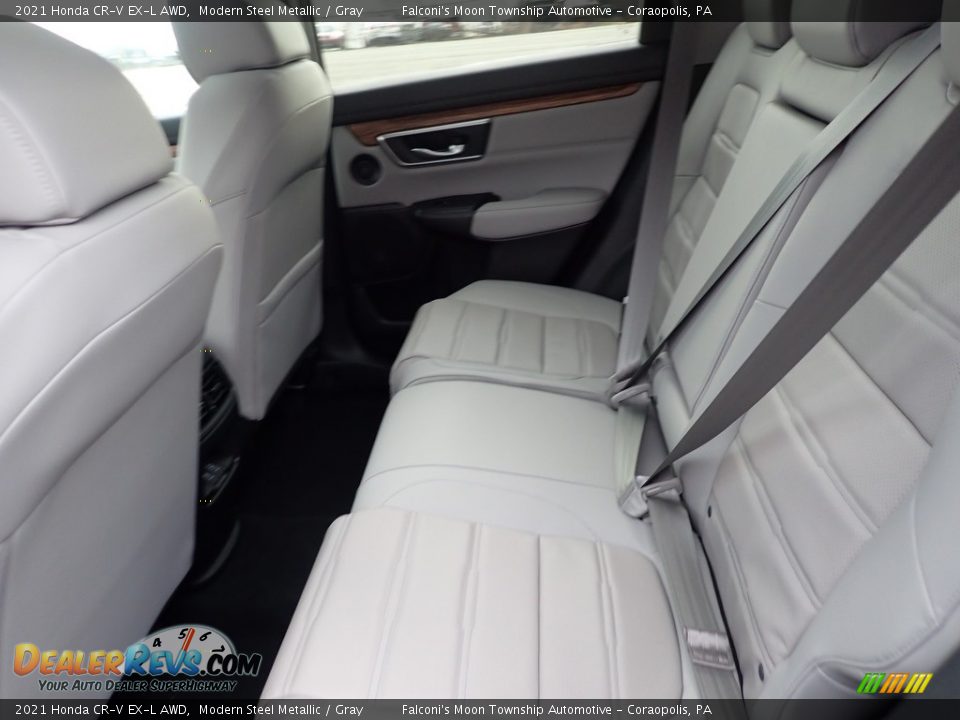 2021 Honda CR-V EX-L AWD Modern Steel Metallic / Gray Photo #9