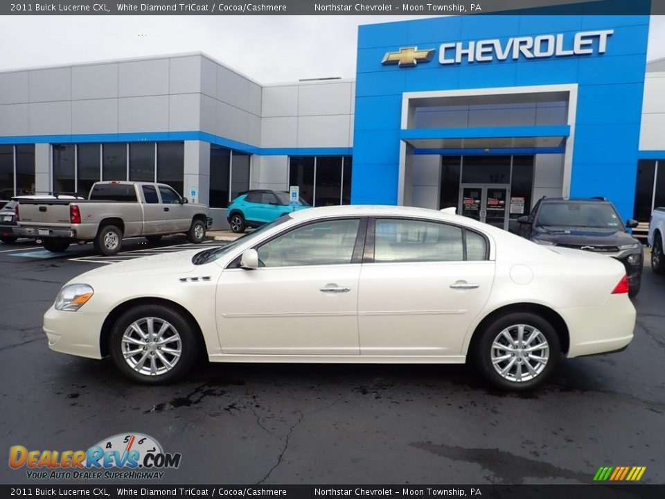 2011 Buick Lucerne CXL White Diamond TriCoat / Cocoa/Cashmere Photo #3