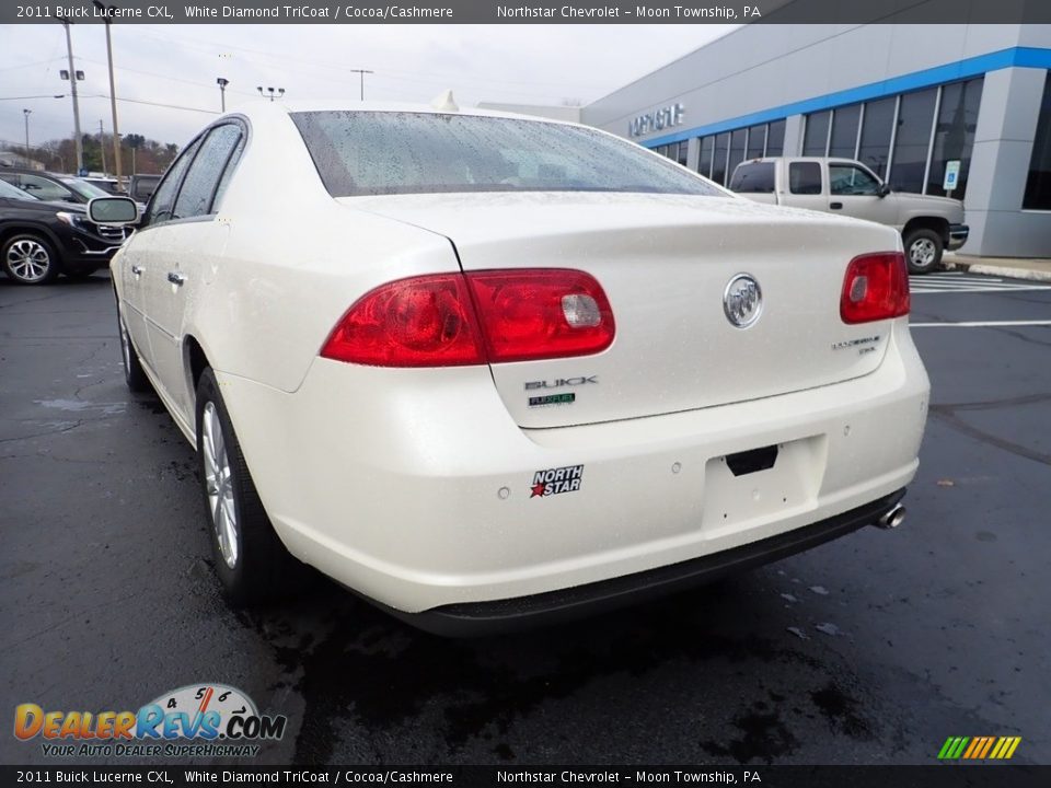 2011 Buick Lucerne CXL White Diamond TriCoat / Cocoa/Cashmere Photo #5