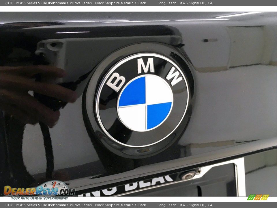 2018 BMW 5 Series 530e iPerfomance xDrive Sedan Black Sapphire Metallic / Black Photo #34