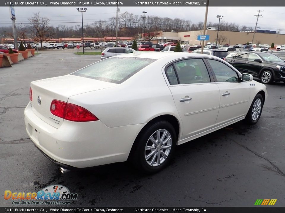 2011 Buick Lucerne CXL White Diamond TriCoat / Cocoa/Cashmere Photo #8