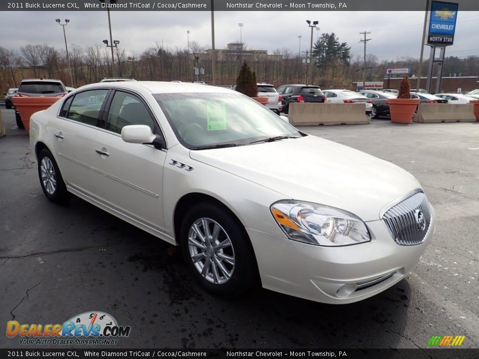 2011 Buick Lucerne CXL White Diamond TriCoat / Cocoa/Cashmere Photo #10