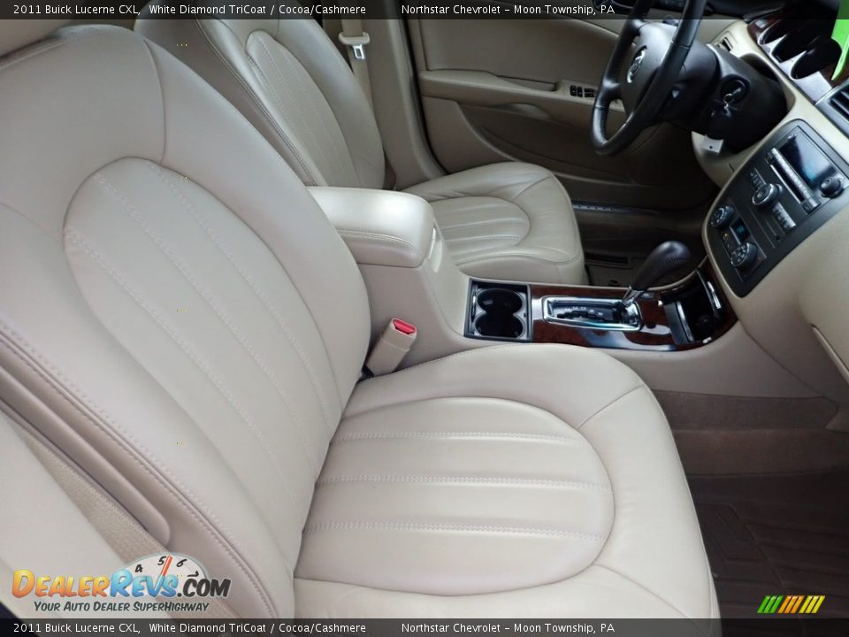 2011 Buick Lucerne CXL White Diamond TriCoat / Cocoa/Cashmere Photo #14