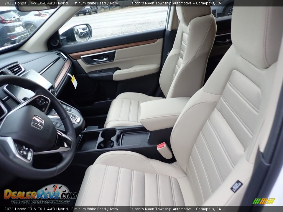 Front Seat of 2021 Honda CR-V EX-L AWD Hybrid Photo #8