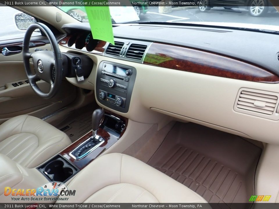 2011 Buick Lucerne CXL White Diamond TriCoat / Cocoa/Cashmere Photo #15