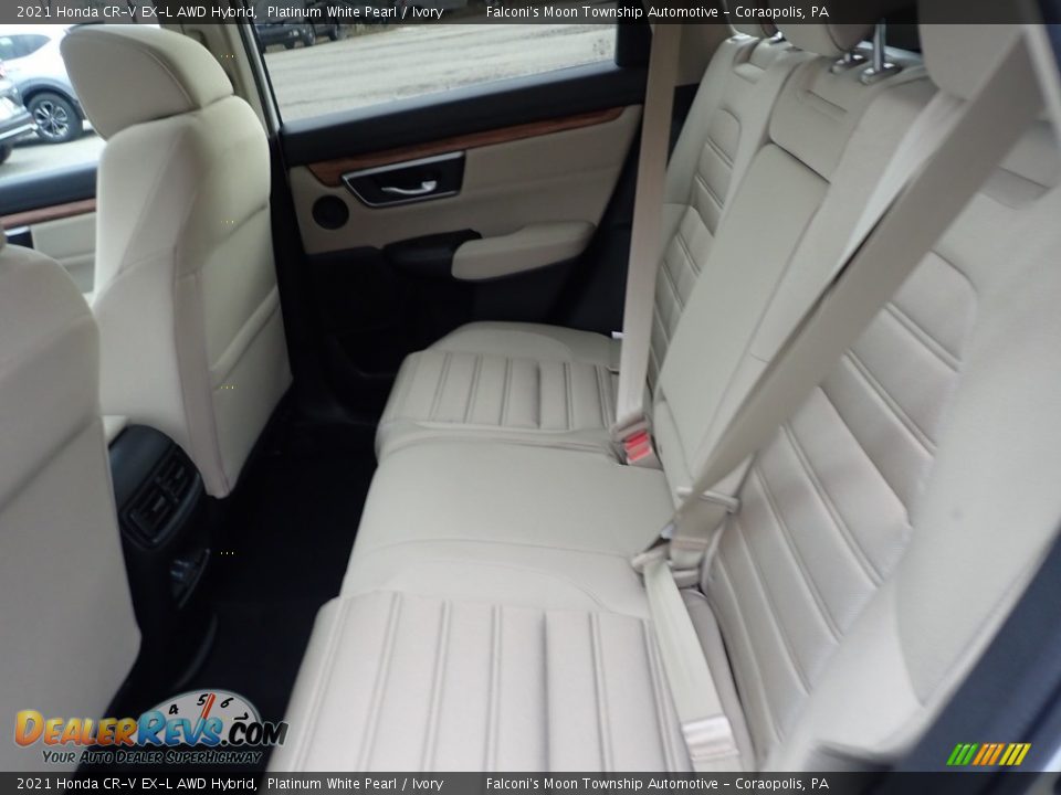 Rear Seat of 2021 Honda CR-V EX-L AWD Hybrid Photo #9