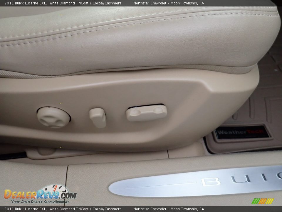 2011 Buick Lucerne CXL White Diamond TriCoat / Cocoa/Cashmere Photo #16