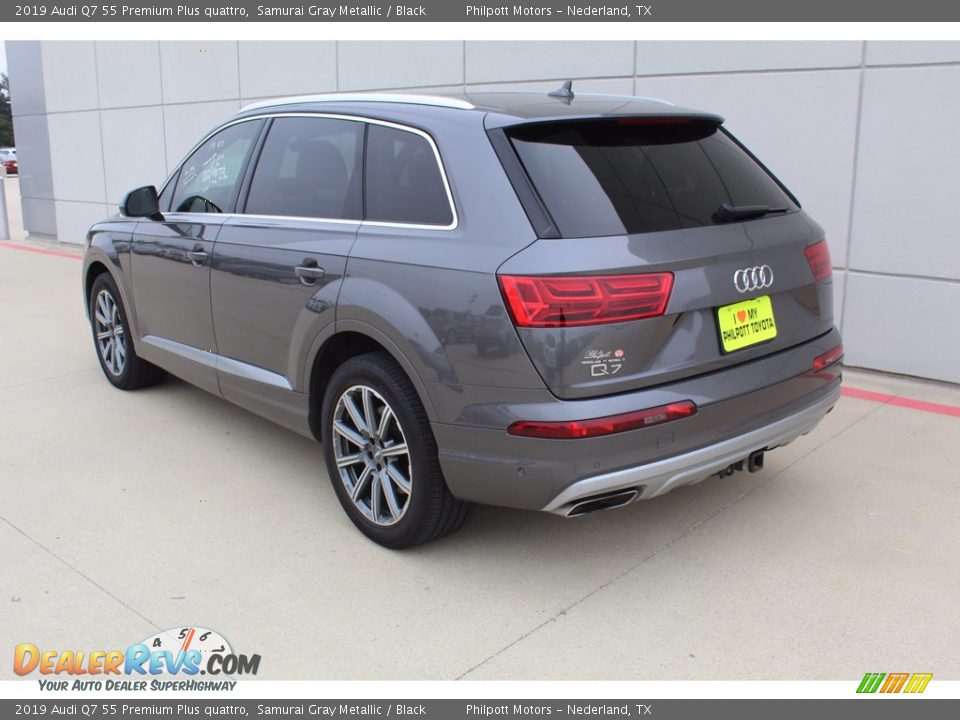 2019 Audi Q7 55 Premium Plus quattro Samurai Gray Metallic / Black Photo #6