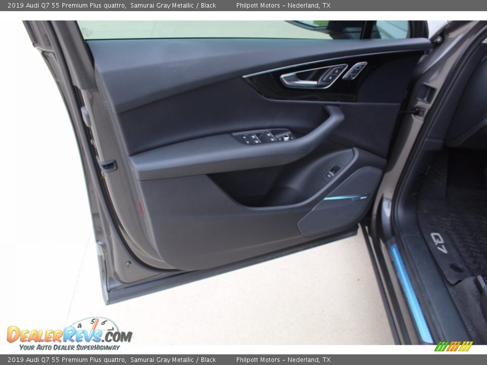 2019 Audi Q7 55 Premium Plus quattro Samurai Gray Metallic / Black Photo #9
