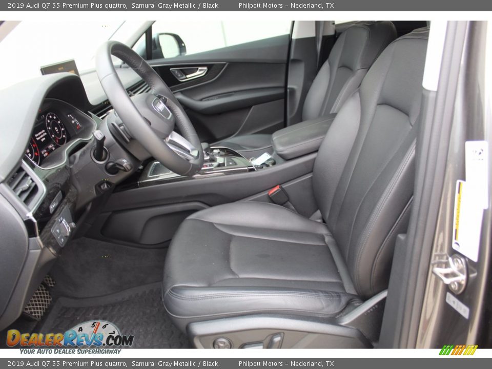 2019 Audi Q7 55 Premium Plus quattro Samurai Gray Metallic / Black Photo #10