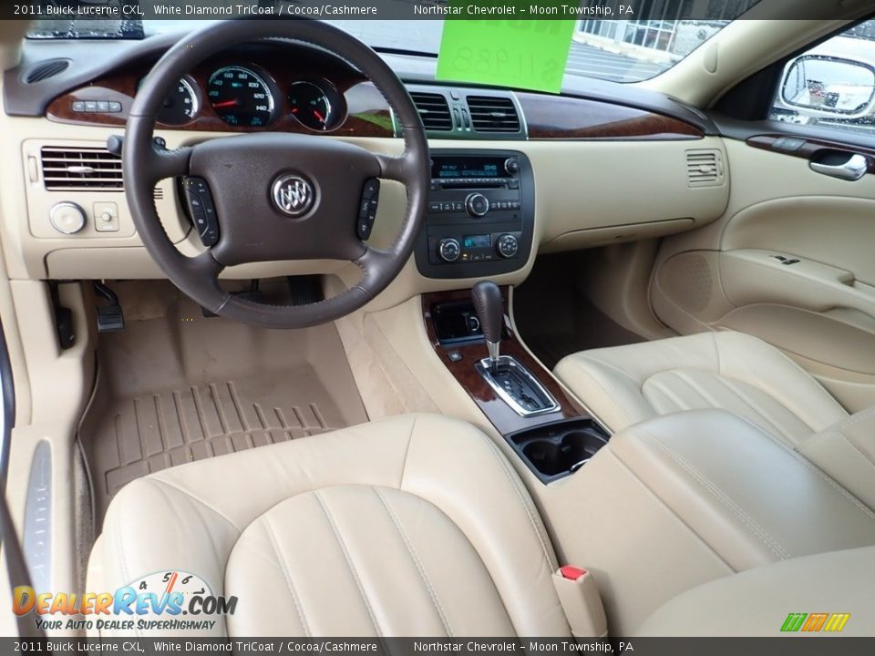 2011 Buick Lucerne CXL White Diamond TriCoat / Cocoa/Cashmere Photo #22