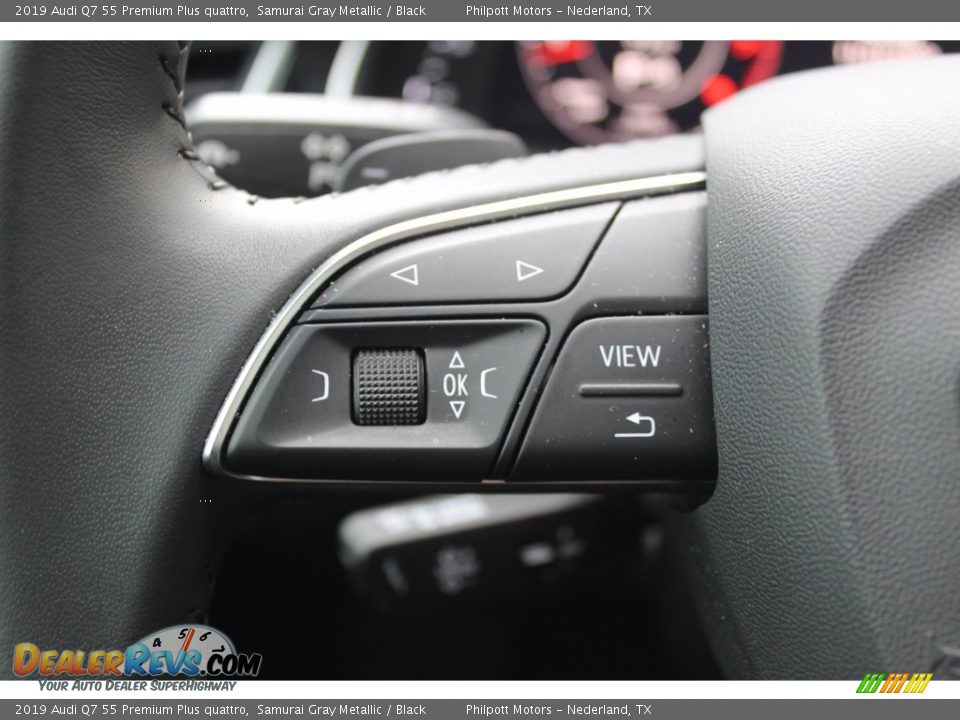 2019 Audi Q7 55 Premium Plus quattro Samurai Gray Metallic / Black Photo #11