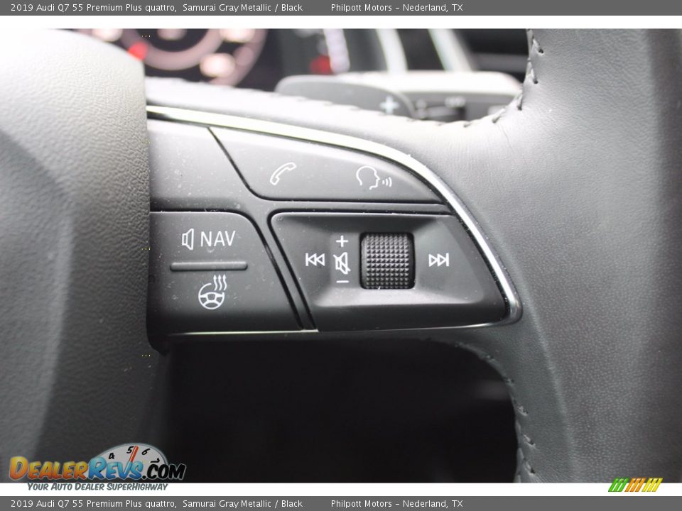 2019 Audi Q7 55 Premium Plus quattro Samurai Gray Metallic / Black Photo #12