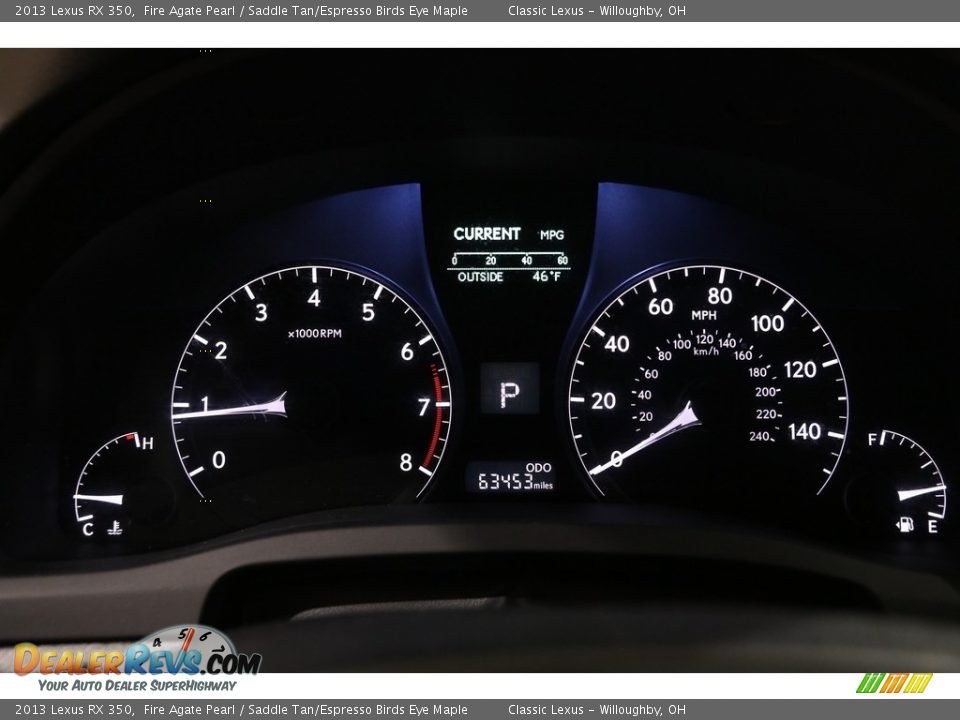 2013 Lexus RX 350 Gauges Photo #9