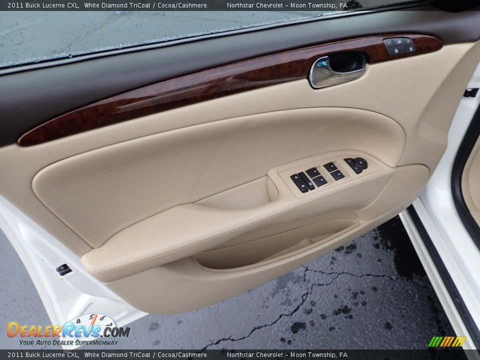 2011 Buick Lucerne CXL White Diamond TriCoat / Cocoa/Cashmere Photo #24